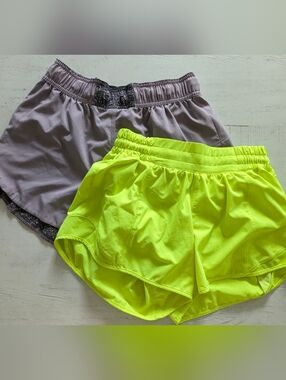 Lululemon Bundle (2 items) Running Shorts Sz 6